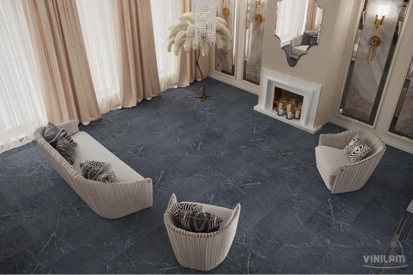 Кварцвиниловый ламинат CERAMO VINILAM GLUE 91909 Ионический Мрамор Glue